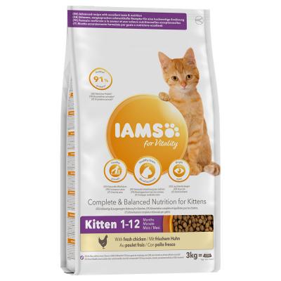 IAMS  Advanced Nutrition Kitten poulet pour chaton - 3 kg