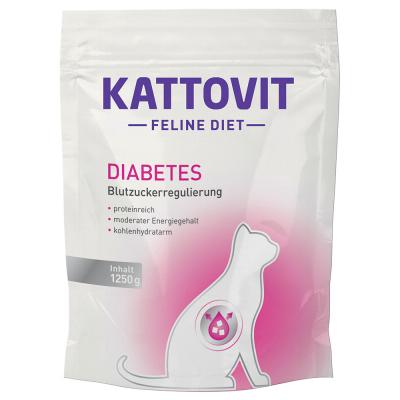 KATTOVIT  Feline Croquettes Chat Diab&egrave;te 1,25 kg