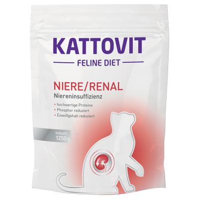 KATTOVIT  Feline Croquettes Chat r&eacute;gime r&eacute;nal 1,25 kg