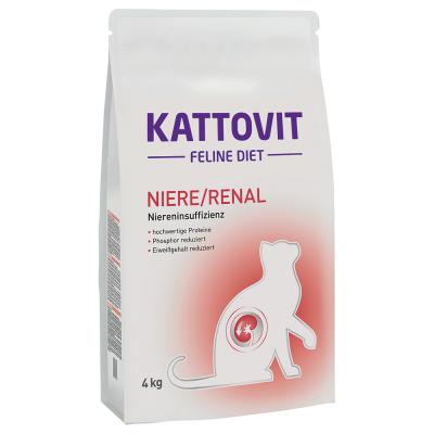 KATTOVIT Lot  pour chat - Renal sp&eacute;cial reins (2 x 4kg)