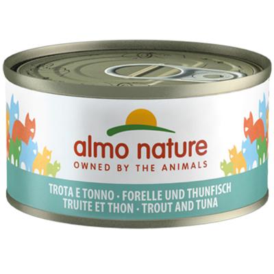ALMO NATURE  HFC Jelly thon et truite pour chat (70 g) 12 x 70 g
