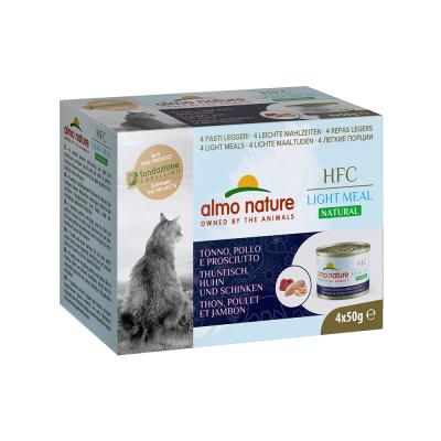 ALMO NATURE HFC Lot  Natural Light 24 x 50 g - thon, poulet, jambon