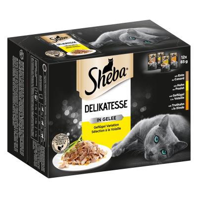 SHEBA M&eacute;gapack  48 x 85 g - Lot mixte I (4 vari&eacute;t&eacute;s)
