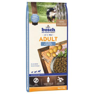 BOSCH HPC Lots &eacute;conomiques bosch - Adult, poisson & pommes de terre (2 x 15 kg)