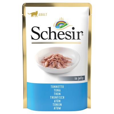 SCHESIR  en gel&eacute;e ou en sauce 12 x 85&nbsp;g - thon en gel&eacute;e