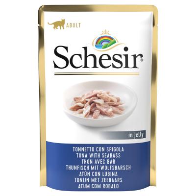 SCHESIR  en gel&eacute;e ou en sauce 12 x 85&nbsp;g - thon, bar en gel&eacute;e