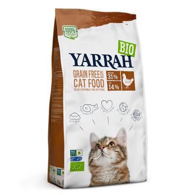 YARRAH Croquettes chat et chaton sans c&eacute;r&eacute;ales poulet & poisson 800gr