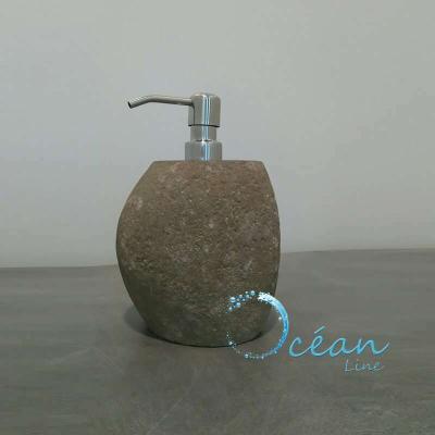 OCEAN LINE Distributeur de savon en pierre de rivi&egrave;re - Gal&eacute;o
