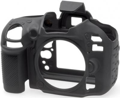 EASY COVER EASYCOVER Coque Silicone Noir pour Nikon D750