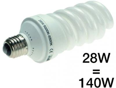 FALCON  EYES Lampe 28W E27 (5500K)
