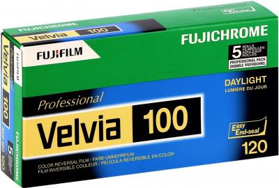 FUJIFILM  Velvia 100F 100asa 120x5