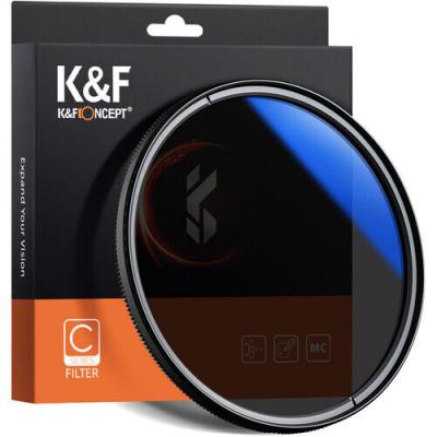 K&F K&F Concept Filtre Polarisant avec Rev&ecirc;tement Multicouche D82mm
