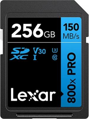 LEXAR  High-Performance 800xPRO 256 Go SDXC UHS-I Classe 10 - Neuf