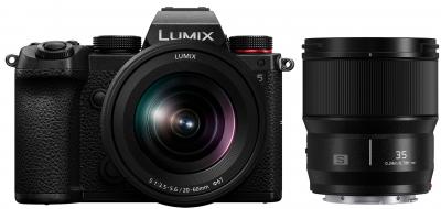 PANASONIC  appareil photo hybride lumix s5 + 20-60mm + 35mm F/1.8 