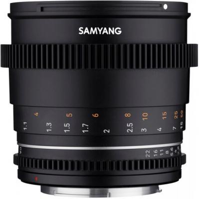 SAMYANG  85 mm T1.5 VDSLR MK2 monture Canon RF objectif vid&eacute;o