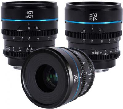 SIRUI  Optical Kit Nightwalker 24-35-55 Mm 1.2 Se Camera Lens Bleu 