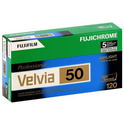 FUJIFILM  Velvia 50 120 Reel Blanc