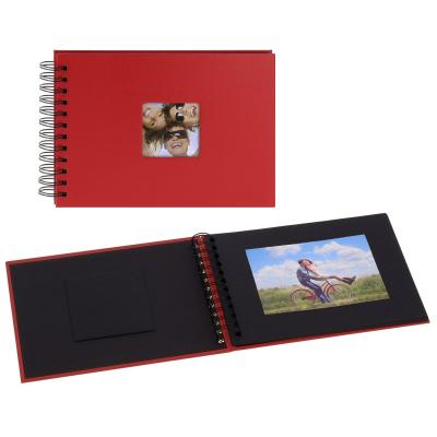 WALTHER+ DESIGN Walther Fun Spiral 23x17 Cm 40 Pages Photo Album Rouge