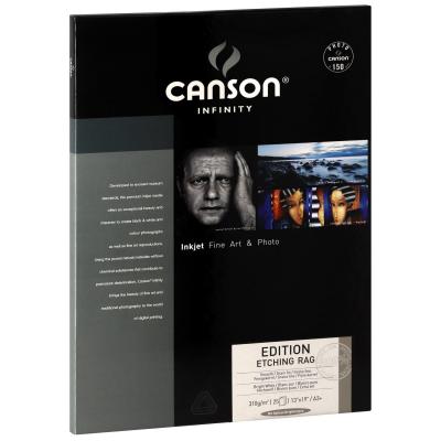 CANSON  Papier Photo Infinity Edition Etching Rag A3+ 310g 25 Feuilles
