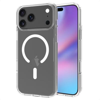 Accezz Coque arri&egrave;re Xtreme Impact avec MagSafe Apple iPhone 17 Pro Max - Transparent