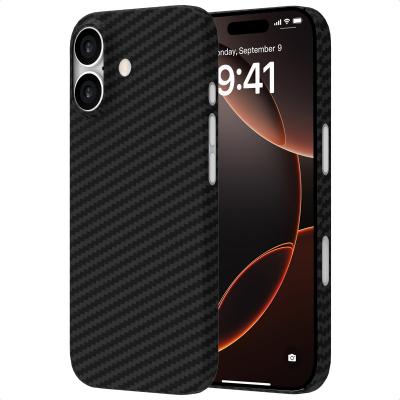 ACCEZZ  Coque Kevlar MagSafe pour Apple iPhone 16 - Noir - Neuf