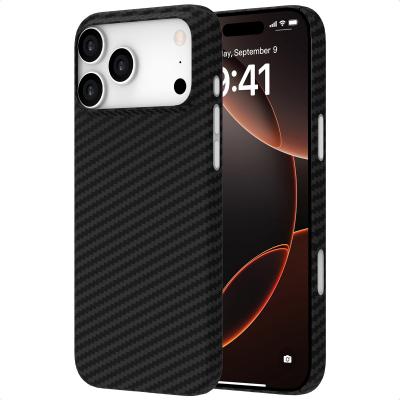 ACCEZZ  Coque Kevlar MagSafe pour Apple iPhone 17 Pro Max - Noir - Neuf