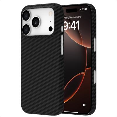 ACCEZZ  Coque Kevlar MagSafe pour Apple iPhone 17 Pro - Noir - Neuf