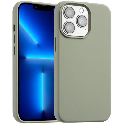 ACCEZZ  Coque Liquid Silicone avec MagSafe iPhone 13 Pro - Cooper Green