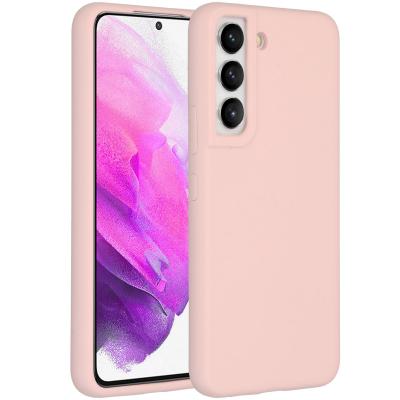 ACCEZZ  Coque Liquid Silicone pour Samsung Galaxy S22 - Rose - Neuf