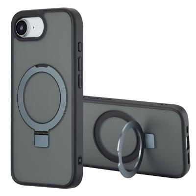 ACCEZZ  Coque Ring Stand avec MagSafe Apple iPhone 16e - Noir
