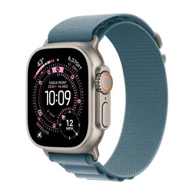 APPLE Bracelet 49 mm Medium Alpine bleu clair naturel