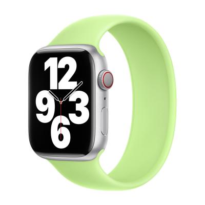 APPLE Bracelet Boucle unique en Silicone  Watch  38/40/41/42 mm - Taille 2 - Sprout Green