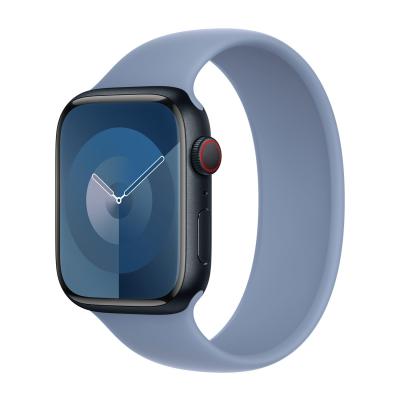 APPLE Bracelet Boucle unique en Silicone  Watch  38/40/41/42 mm - Taille 5 - Winter Blue