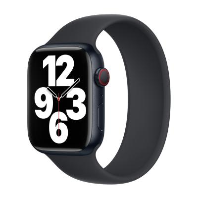 APPLE Bracelet Boucle unique en Silicone  Watch  38/40/41/42 mm - Taille 8 - Midnight