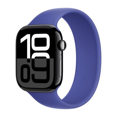 APPLE Bracelet Boucle unique en Silicone  Watch  44/45/46/49 mm - Taille 10 - Ultramarine