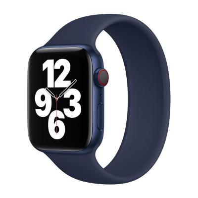 APPLE Bracelet Boucle unique en Silicone  Watch 44/45/46/49 mm - Taille 12 - Deep Navy