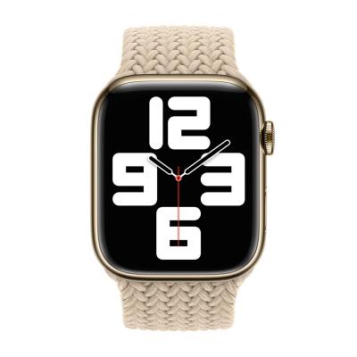 APPLE Bracelet Solo tress&eacute;  Watch  44/45/46/49 mm - Taille 2 - Beige