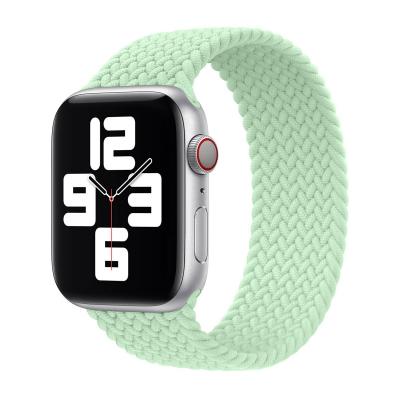 APPLE Bracelet Solo tress&eacute;  Watch 44/45/46/49 mm - Taille 4 - Pistachio