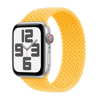 APPLE Bracelet Solo tress&eacute;  Watch  44/45/46/49 mm - Taille 8 - Sunshine