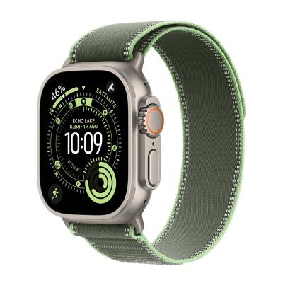 APPLE Bracelet 49 mm - S/M Trail vert/vert fluo Noir