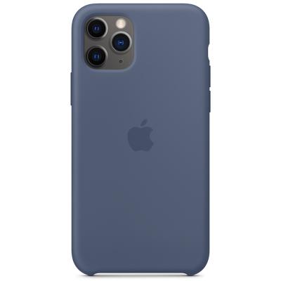 Coque Apple iPhone 11 Pro Silicone Bleu Alaska