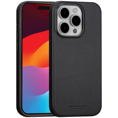 DBRAMANTE1928  Coque Roskilde Cuir MagSafe Iphone 15 ProMax Black