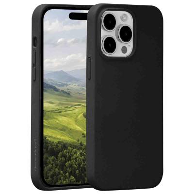 DBRAMANTE1928 Coque Monaco Silocone MagSafe IP15 Pro Night Black