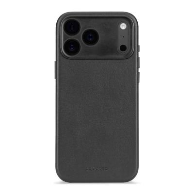 DECODED  Coque en Cuir pour iPhone 17 Pro Max Compatible MagSafe Noir