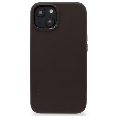 DECODED  Iphone 14 Plus Leather Backover Case Marron