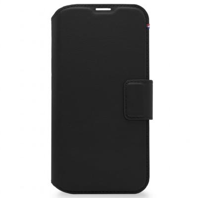 DECODED  Portefeuille d&eacute;tachable 2 en 1 en cuir iPhone 14 Pro Max - Noir