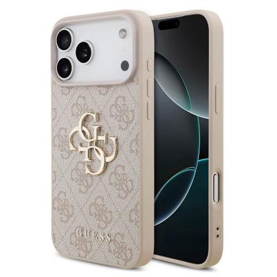 GUESS  Coque 4G Metal Logo Backcover Apple iPhone 17 Pro Max - Rose