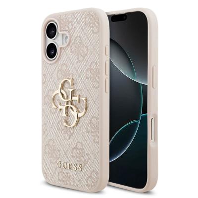 GUESS  Coque 4G Metal Logo Backcover Apple iPhone 17 - Rose