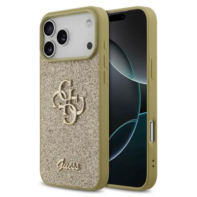 Guess Coque De T&eacute;l&eacute;phone Fixed Glitter Big 4g Iphone 17 Pro Max