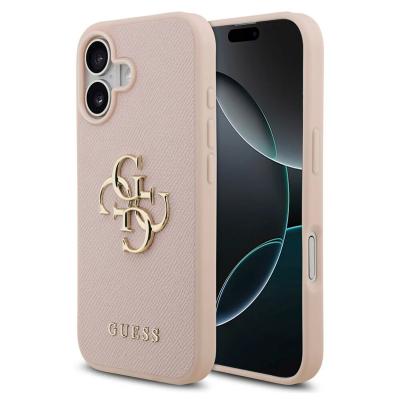 GUESS  Coque De T&eacute;l&eacute;phone Grained Big 4g & Classic Logo Iphone 17